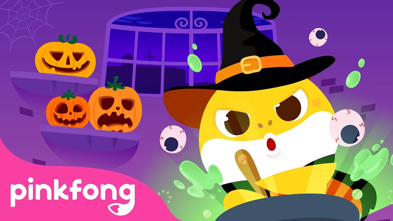 Witch Sharks' Halloween 🎃 Treats | Five Little Halloween Witch Sharks Doo doo | Pinkfong Baby Shark