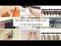 10 Different Types Of Curtain Hooks Multiple Styles Of Curtain Hooks For All Window Treatments