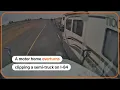 Dashcam shows motor home crash on I-84