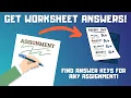 How to Get Answers to ANY Worksheet Find Assignment Answer Keys 2026