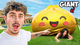 We Made the World's BIGGEST Viral Squishy Dumpling!