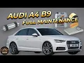 Audi A4 B9 2 0l 190 HP Maintenance Fuel Filter Air filter Pollen Filter Oil DIY Tutorial Service