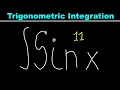 Integration - Sin 11 x