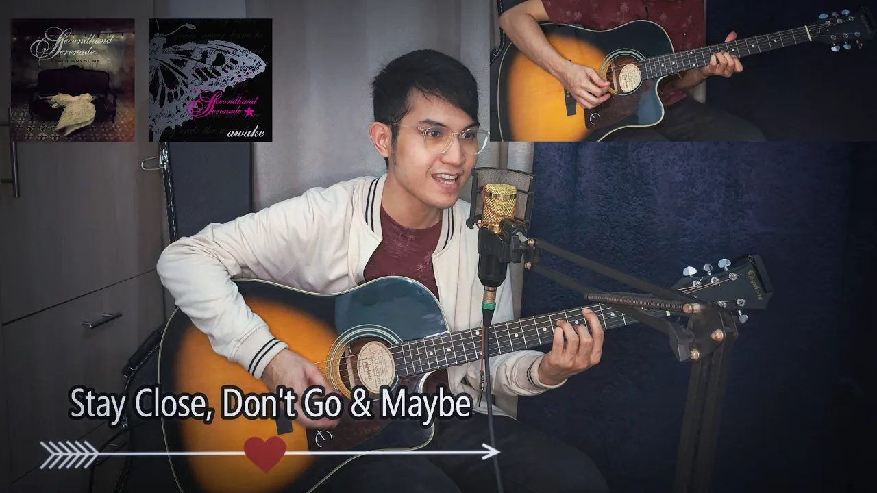 Secondhand Serenade - Stay Close, Don't Go & Maybe (Acoustic Cover) Mashup | Mozzart Petrola