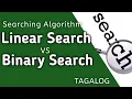LINEAR SEARCH VS BINARY SEARCH SEARCHING ALGORITHM