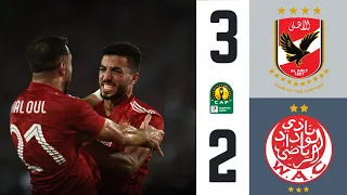 أهداف مباراة الأهلي والوداد 3 2 في ذهاب وإياب نهائي دوري أبطال أفريقيا 2023 جنون الشوالي و رؤوف HD 