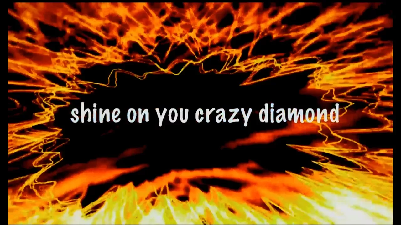 Shine On You Crazy Diamond Lyric Video Pink Floyd 1975 Shine On You Crazy Diamond Lyric Video Pink Floyd 1975