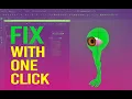 Fix Green Shader in Maya Python Script - Reference Scene With just one click