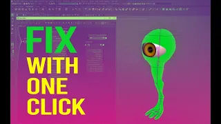 Fix Green Shader in Maya Python Script - Reference Scene With just one click