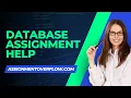 Database Assignment Help - Database Assignment Help