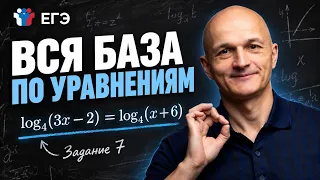 ЕГЭ 2027. Уравнения первой части. Все типы №7: теория, методы, практика