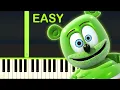 Download Lagu THE GUMMY BEAR SONG - EASY Piano Tutorial
