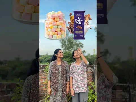 Marshmallow Dairy Milk Chocolate Bar 🍫😋#shorts #ytshorts #youtubeshorts