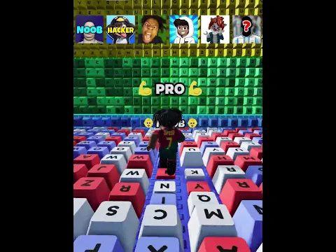 Youtubers VS Rising Spikes Keyboard Tower 😱 #roblox #rblx #robloxshorts #obby