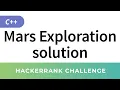 HackerRank Solution Mars Exploration in C
