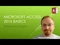 5 Microsoft Access 2016 Basics Enforcing Referential Integrity
