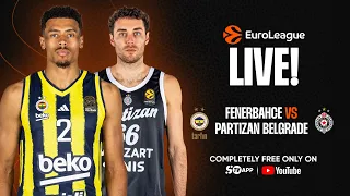 LIVE | Fenerbahce Istanbul vs Partizan Mozzart Belgrade | Euroleague | SportyTV