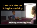 Java Interview on String immutability Covered most asked questions in Companies