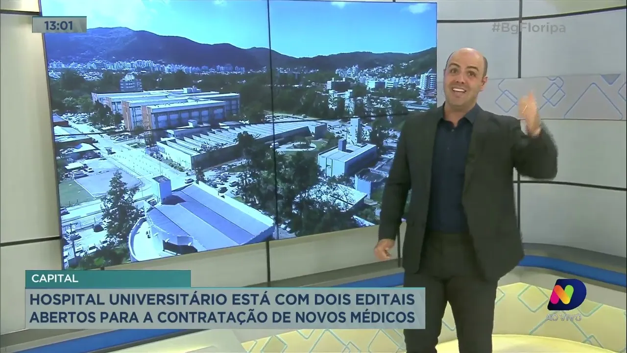 Hospital universitário está com editais abertos para a contratação de novos médicos em Florianópolis