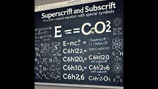 Insert Special Symbols in Superscript or Subscript in PowerPoint