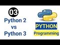 Python Tutorial Difference Between Python 2 and Python 3 or Python 2 vs Python 3