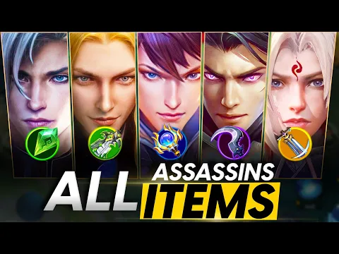 THE BEST ITEMS FOR EVERY ASSASSIN IN THE META TO REACH MYTHIC IN SEASON 25