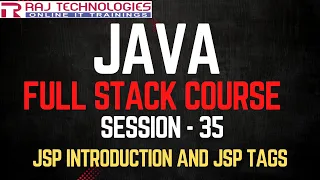 Session - 35 Java Full Stack Developer Course JSP Introduction and JSP Tags