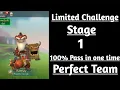 Lords mobile Limited Challenge Crazy Chef Stage 1 Mastercook Limited Challenge Stage 1