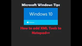 How to add XML Tools to Notepad