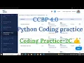 Python coding Practice - 2C NXT Wave