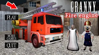 Playing as Granny vs Ice Scream vs Fire engine in room - Gameplay Animation (p.26)