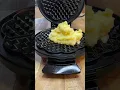 Waffled MASHED POTATOES