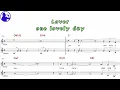 Green dolphin street karaoke sheet music,MR for players,chord,chorus,Lyrics add(Ye karaoke)