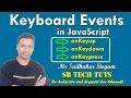 Keyboard Events in JavaScript Events JavaScript CLASS-46 Telugu Web Technology