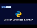 8 What are Booleans in Python All about Booleans in Python By GWiz Academy Certificate Included