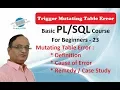 Mutating Trigger in Oracle - Visit description for more info