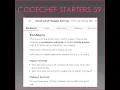 CODECHEF - Starters 59 Contest
