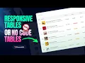 Build Responsive Tables in WordPress No Code Needed