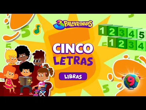 Download MP3 Cinco Letras em Libras | 3 Palavrinhas | Volume 9 | OFICIAL (Desenho Infantil)