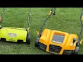 Dethatcher Comparisons - SunJoe Rock Rocker and Greenworks