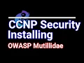 ONELAB Training - CCNP Security OWASP Mutillidae Setup