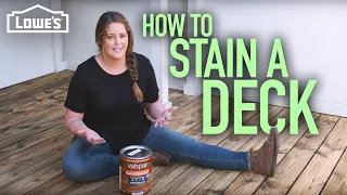 How to Stain a Deck w Monica from The Weekender