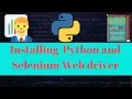 How to install or set up Selenium WebDriver with Python
