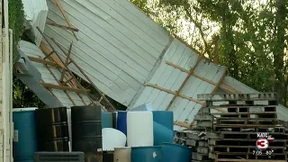 Several buildings damaged by storm in Opelousas