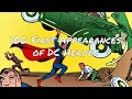 100 DC Heroes First Appearances in Chronological Order