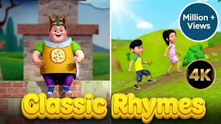 Classic Story Rhymes 🌟 Humpty Dumpty, Jack and Jill, Kitty Cat & More | Kids Nursery Rhymes