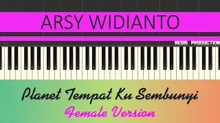 Download Arsy Widianto - Planet Tempat Ku Sembunyi FEMALE (Karaoke Acoustic) by regis MP3