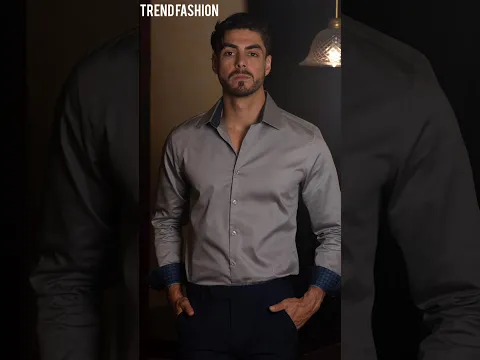 Graphite Shirt With Blue argyle || @Trend_Fashion_ #mensfashion #fashion #newfashion