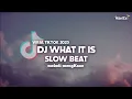 DJ WHAT IT IS SLOW BEAT VIRAL TIKTOK 2023