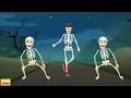 Old MacDonald Had A Farm Spooky | Halloween Songs For Kids | Spooky Skeleton Songs by Teehee Town